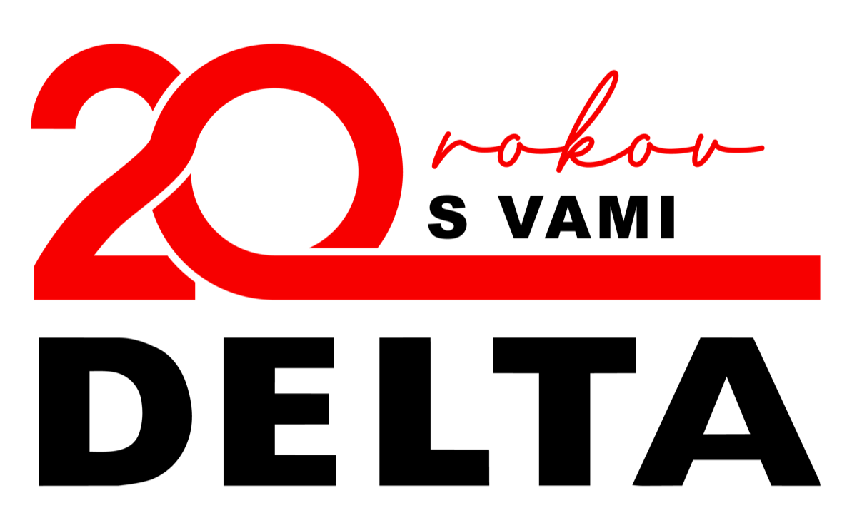 Sekundárne výročné logo DELTA