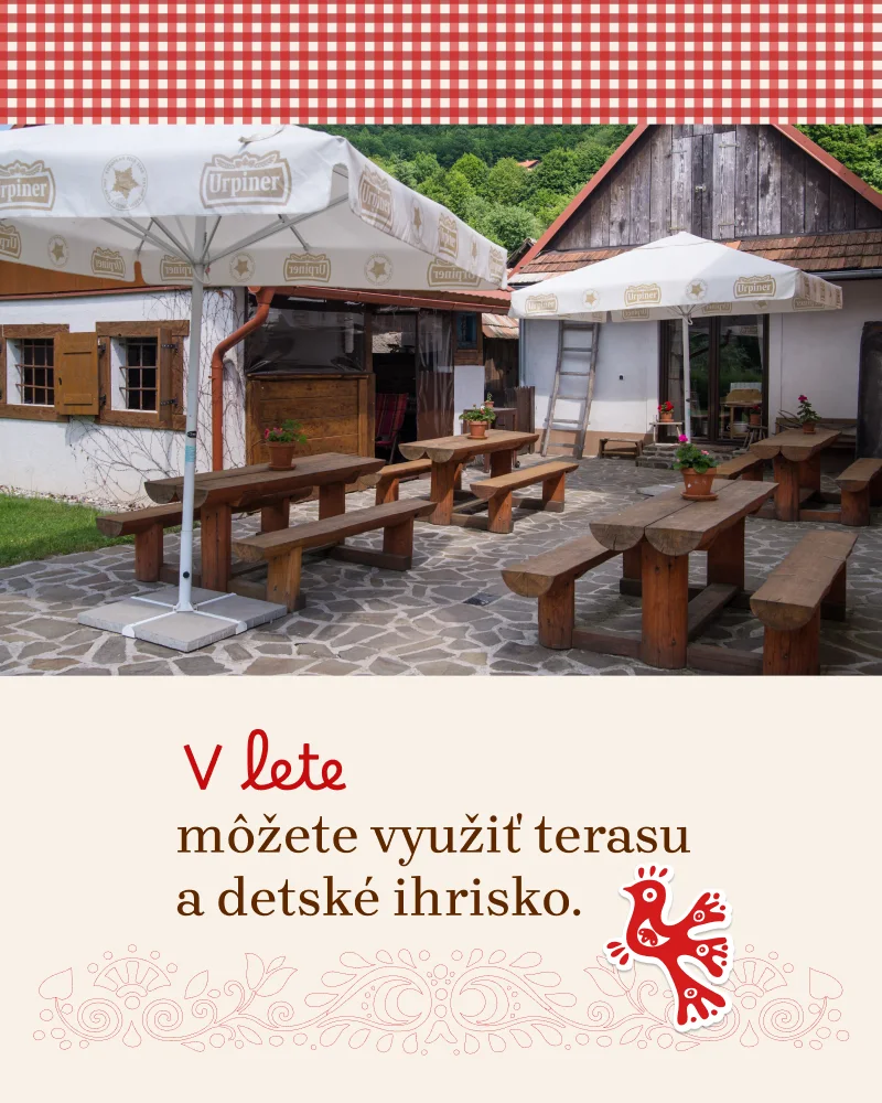 Starý hostinec – letná terasa